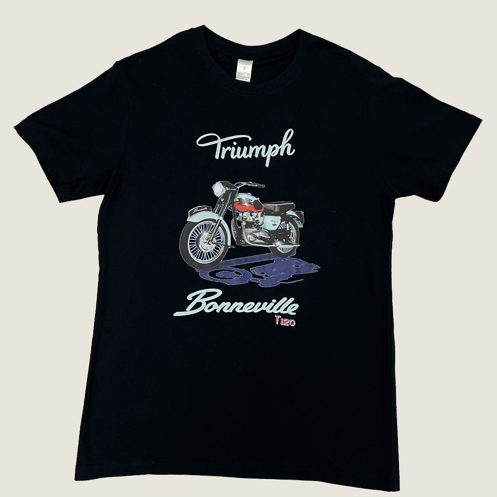 Triumph Men's Black T-Shirt Front