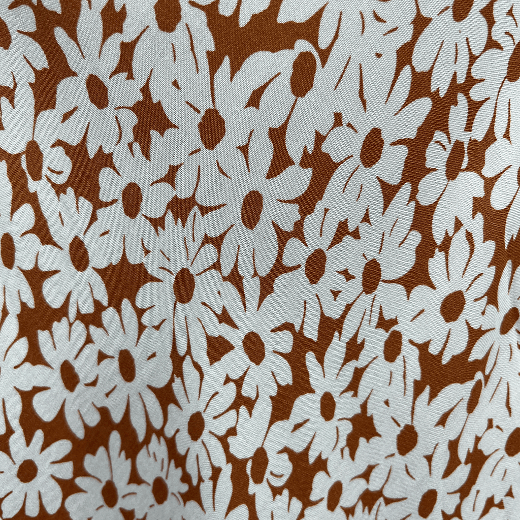 VRG GRL Bias Cut Maxi Dress Daisy Print Detail