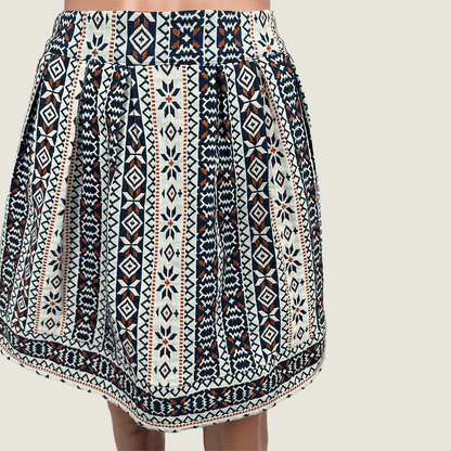 Valleygirl Aztec Print Mini Skirt Back Detail