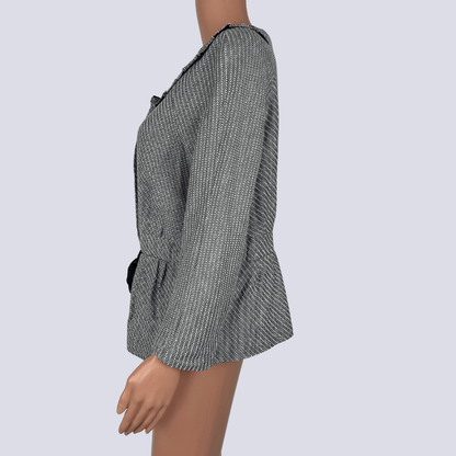 Side view of the Veronika Maine Woven Jacket