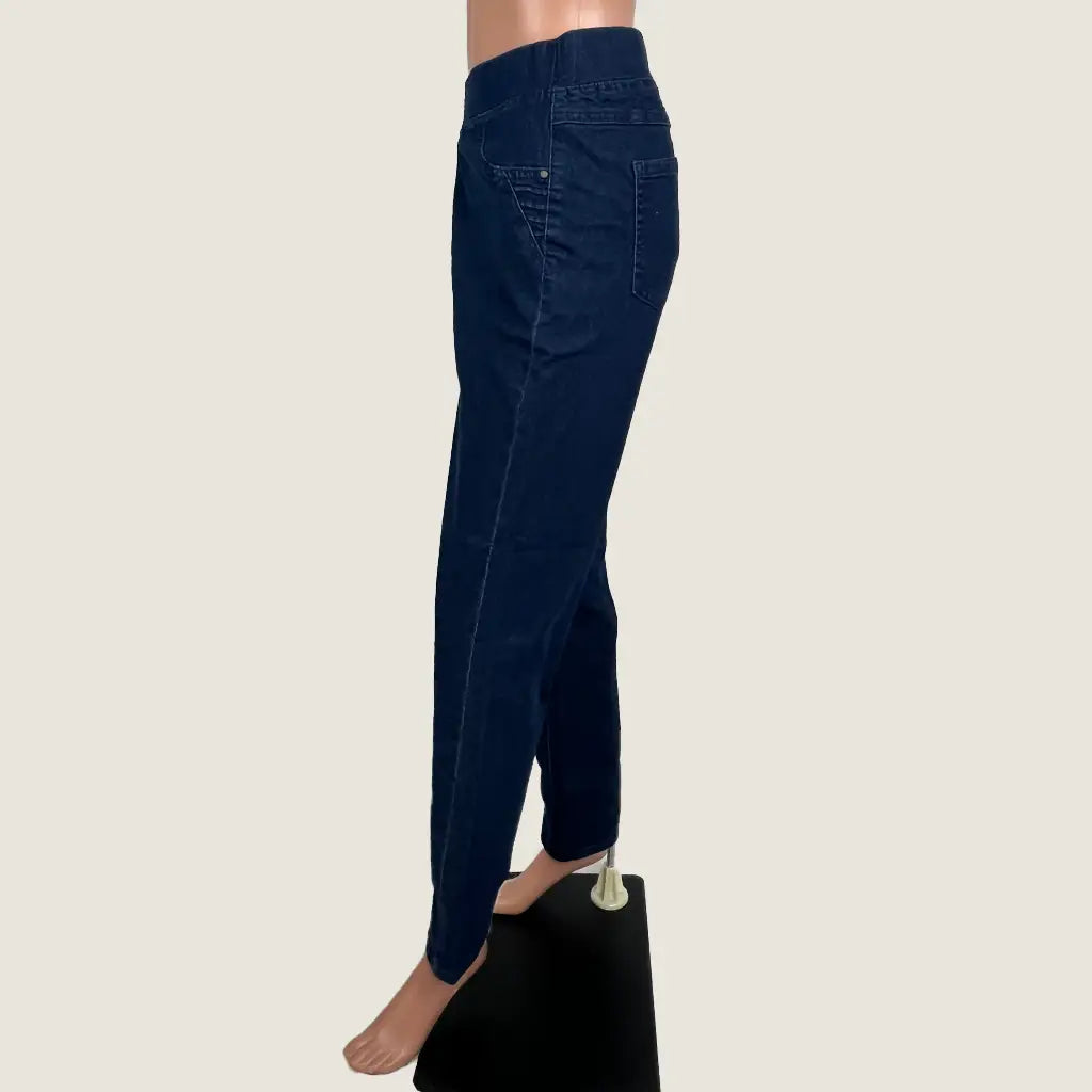 Side View of the W-Lane Signature Full Length Jeans