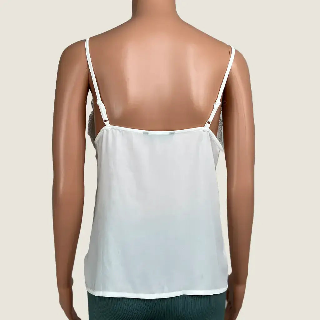 Back View of the Shein White Cameo 