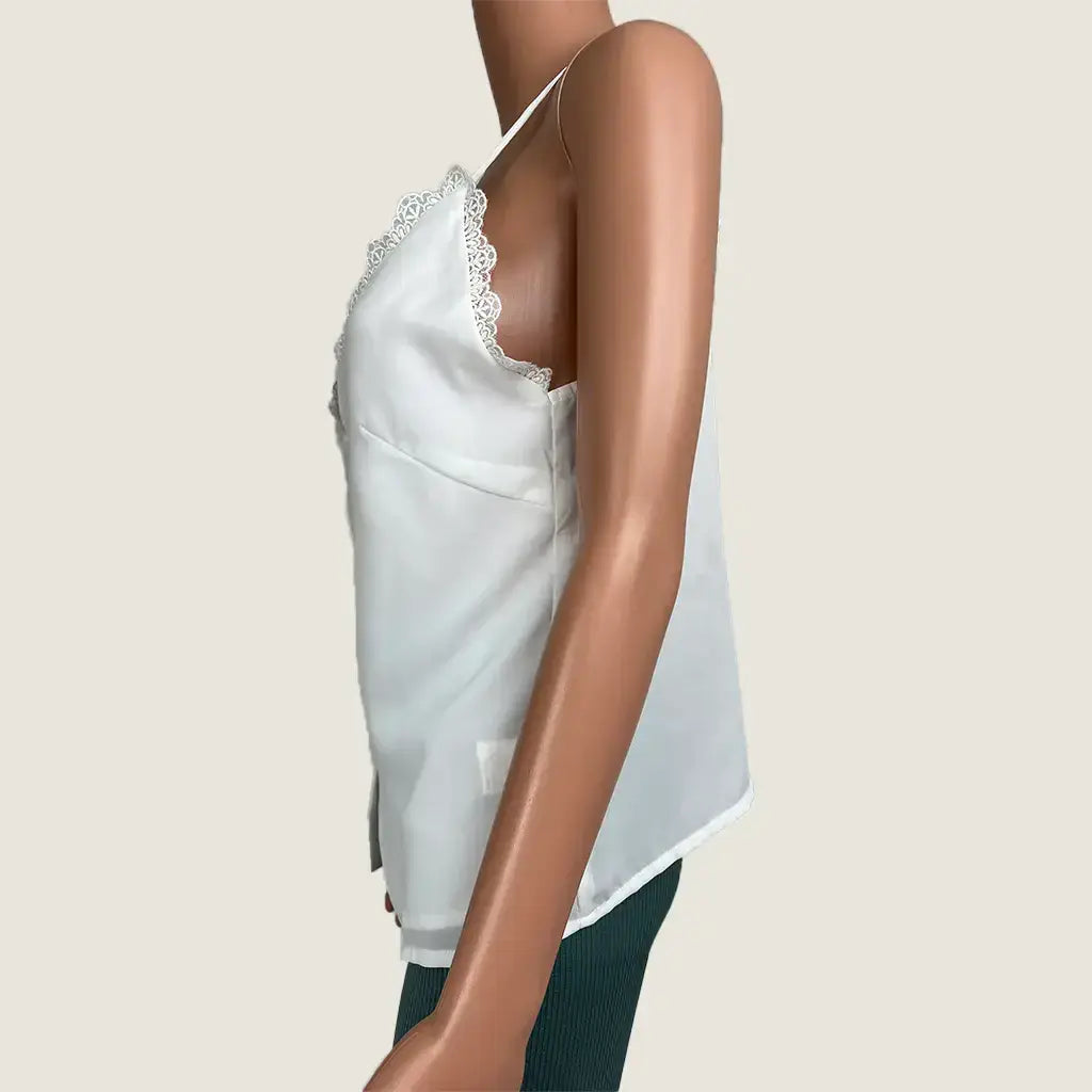 Side View of the Shein White Cameo 