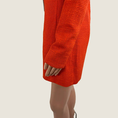 Willow Orange Blazer Midi Dress 6