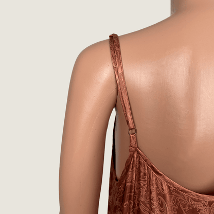 Auguste The Label Tier Midi Dress Shoulder Detail