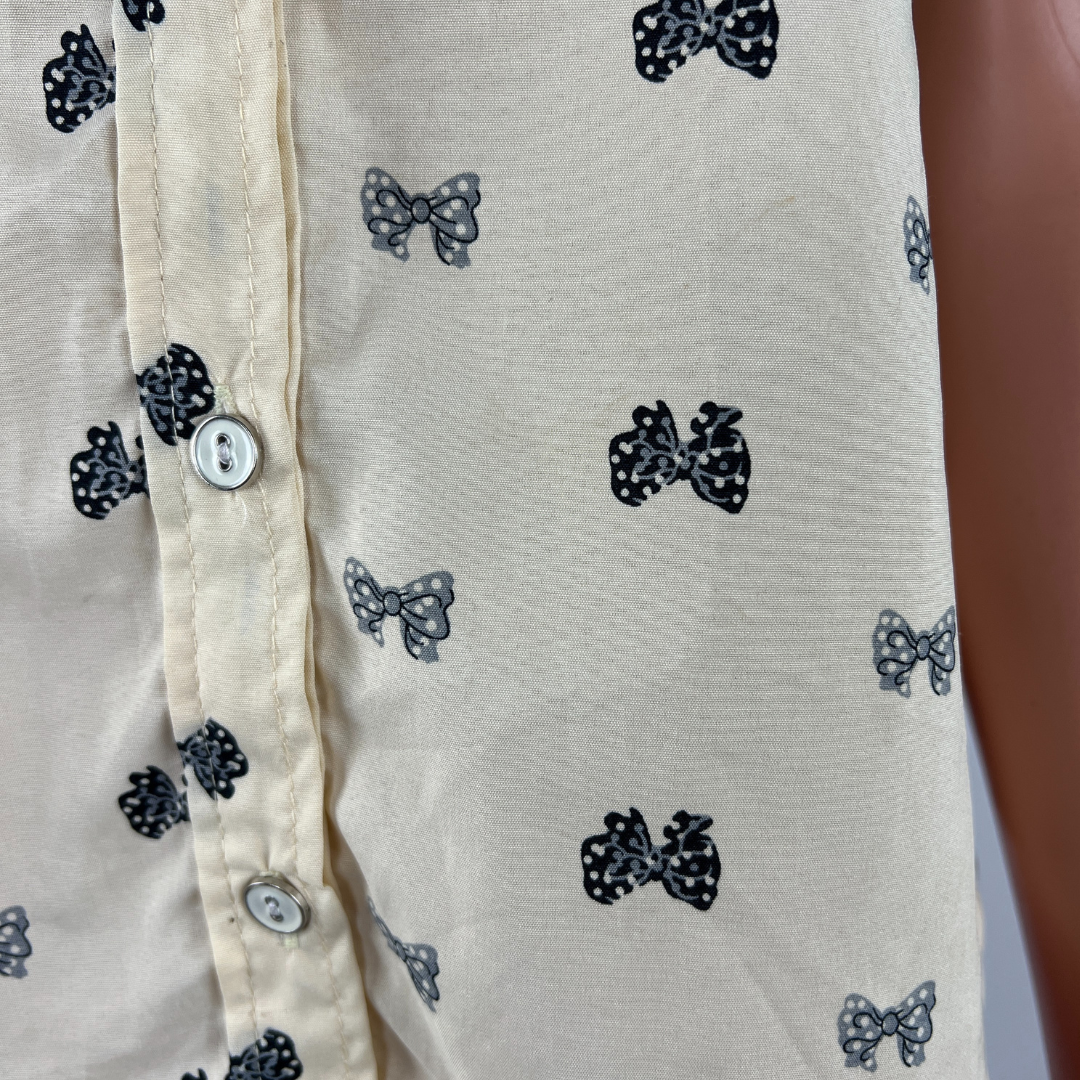 Front detail view of the Butterfly Short Sleeve Shirt