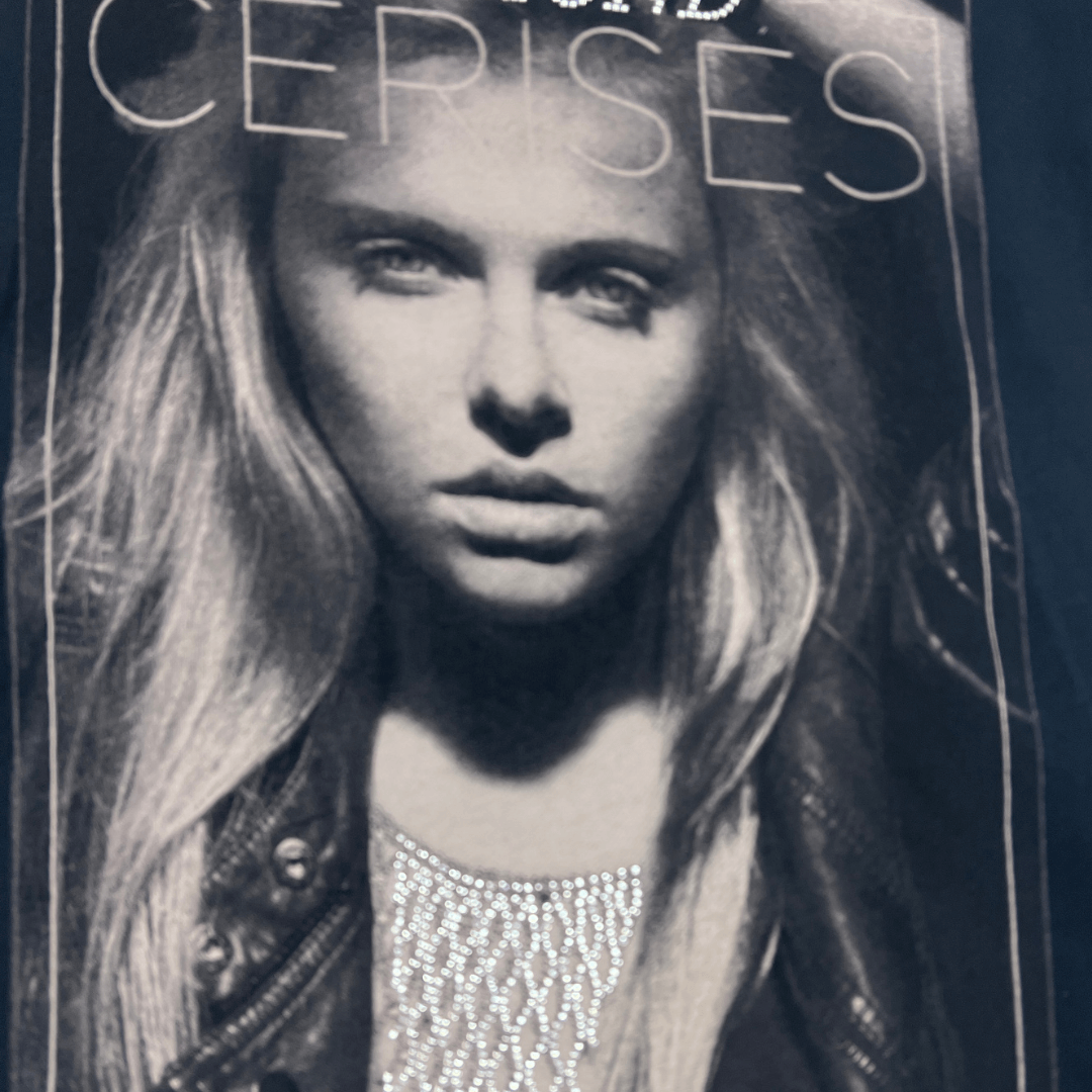 Front graphic detail view of the Cerises T-Shirt