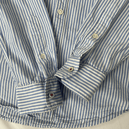 Zara Man Blue Stripped Shirt Cuffs