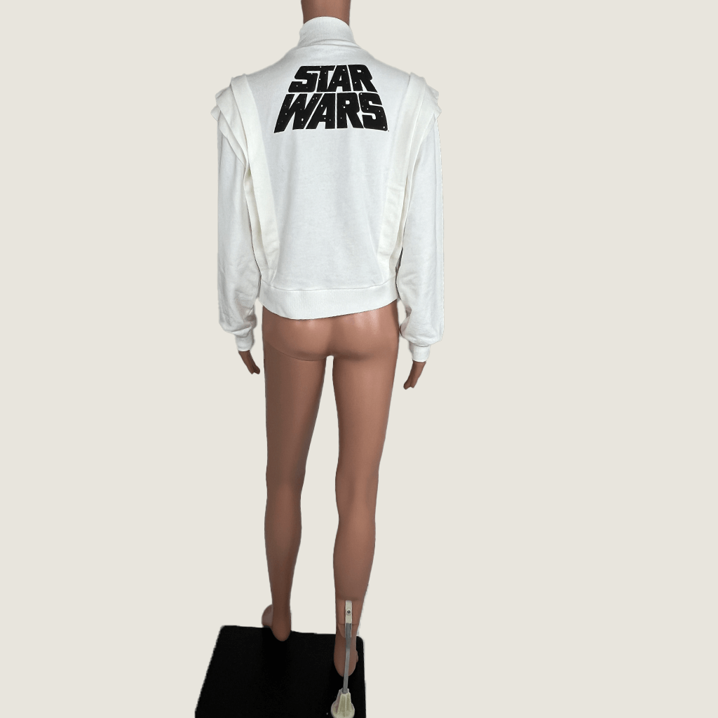 Back view of the Zara Star Wars Graphic Sweater