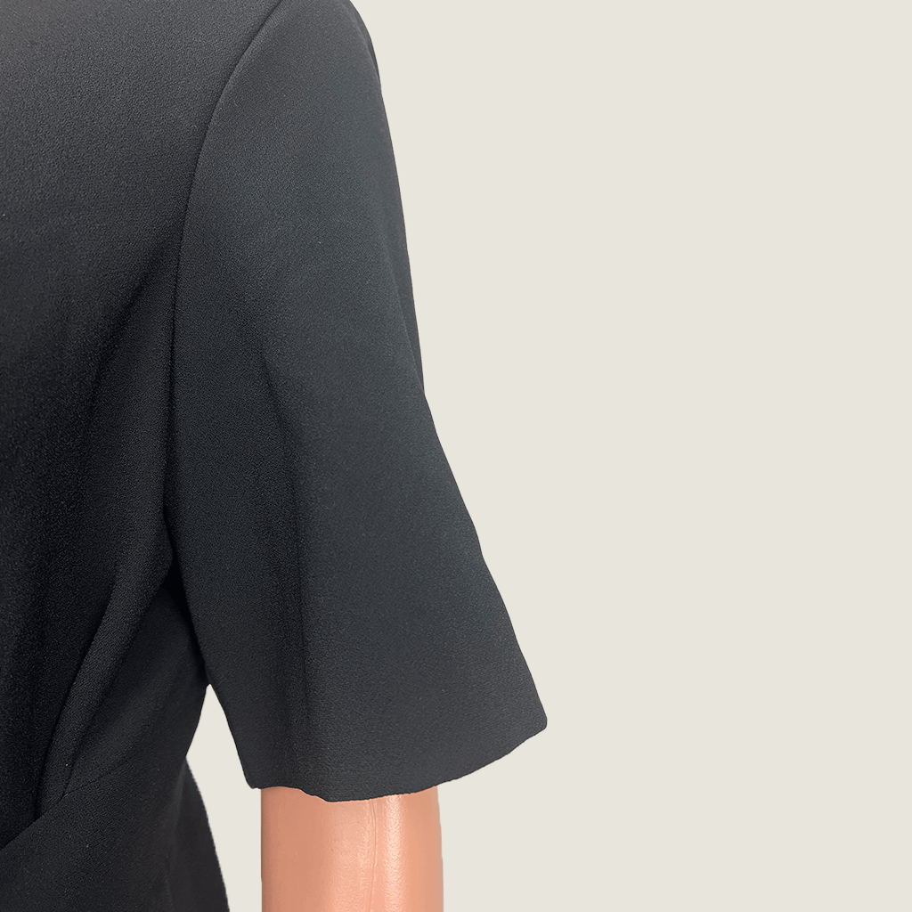 Zara Woman Black Top Sleeve Detail