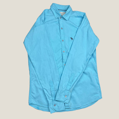 Abercrombie and Finch Men's Aqua Long Sleeve Shirt