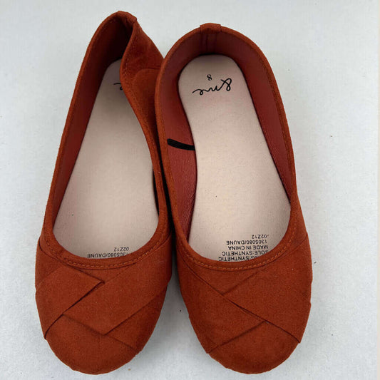 And-me-burnt Red Slip On Front