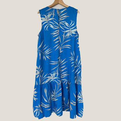 Anko Blue Floral Summer Dress 16-Encore Fashion