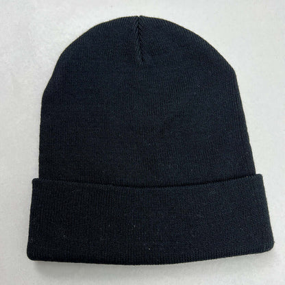 Black side beanie