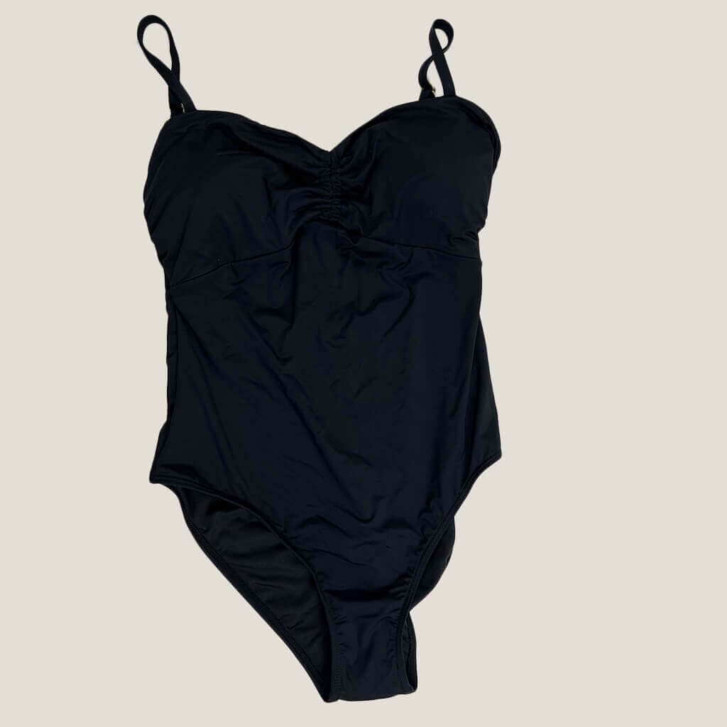 Kaiami Black Montana Ruch One Piece Swimsuit