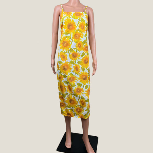 BlackMilk Sunflower Dress Front