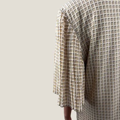 Calvin Klein Checkered Top Sleeve