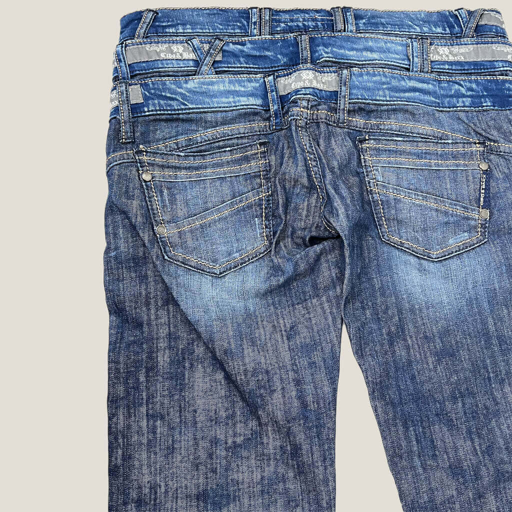Back Detail Cipo & Baxx Triple Layer Jeans 