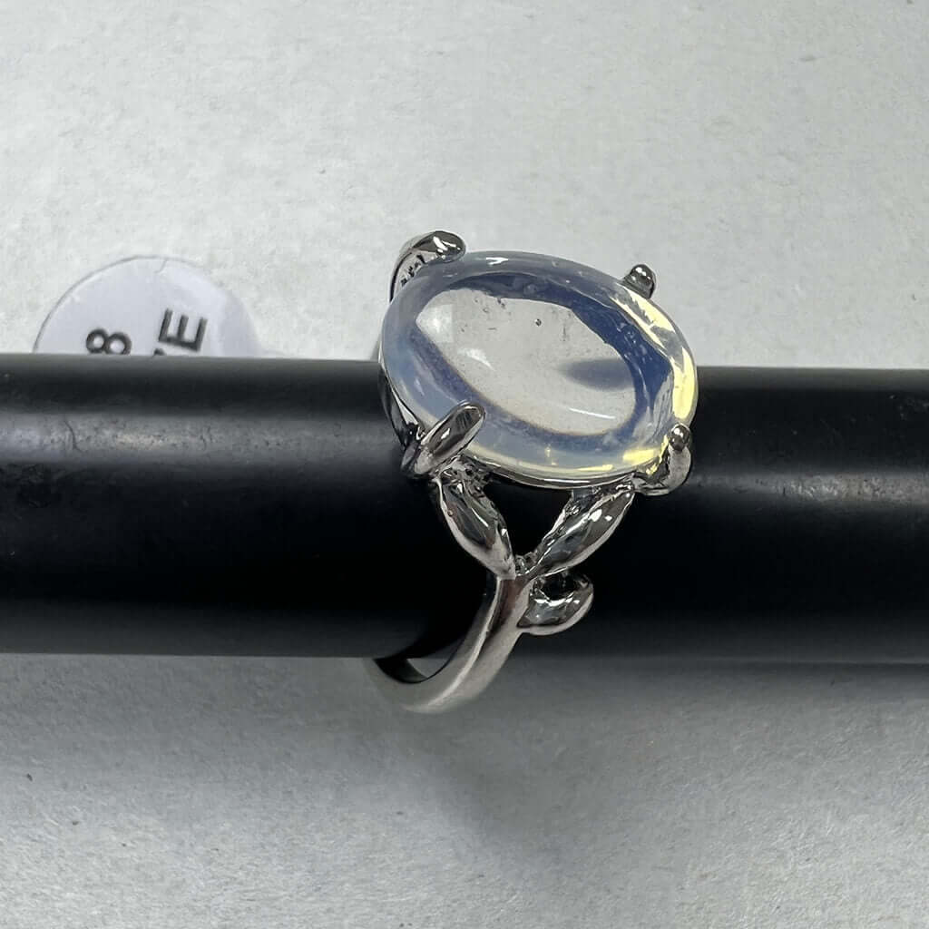 Silver Ring with Clear Stone