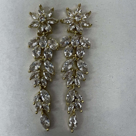Gold Filled Drop Earrings Pair