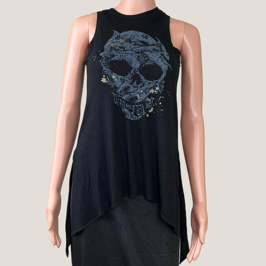 Black Skull Tank Top