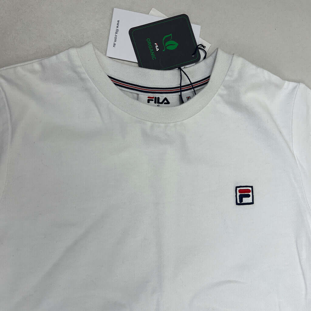 Fila White Badge Tee Detail