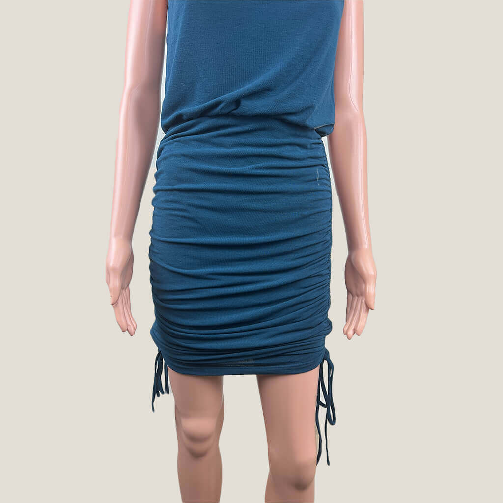 Fresh Soul Clothing Teal Bodycon Sleeveless Dress Skirt