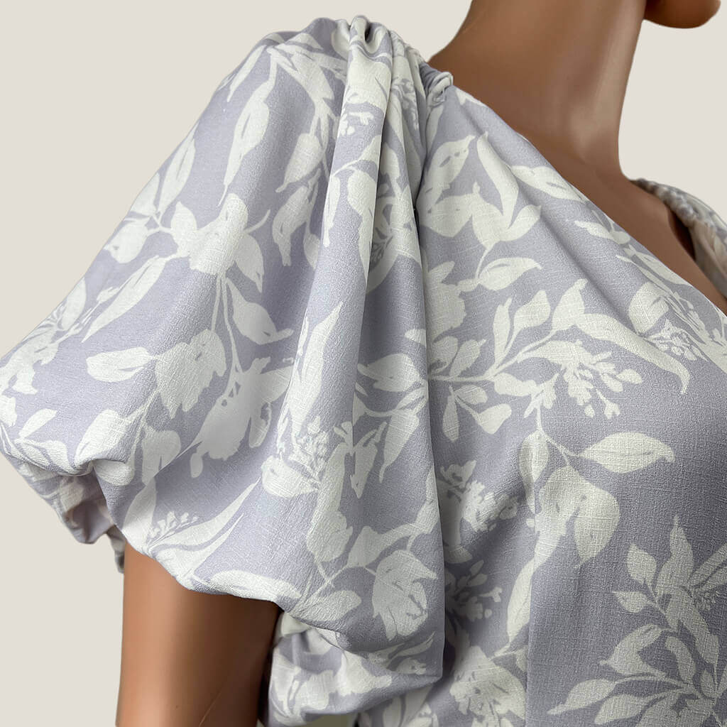 Fresh Soul Clothing Maxi Wrap Dress Sleeve Detail