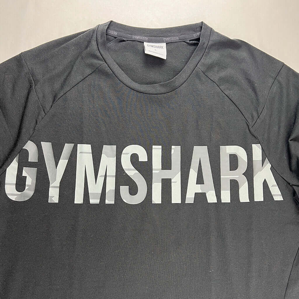 GymShark Mens Black Logo T-Shirt