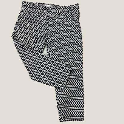 H&M Black and White Pant EU40 Front
