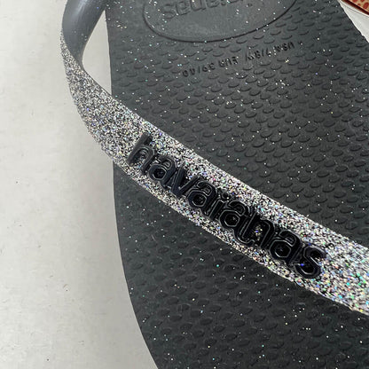 Havaianas Glitter Flip-Flop 37/38 Silver Detail