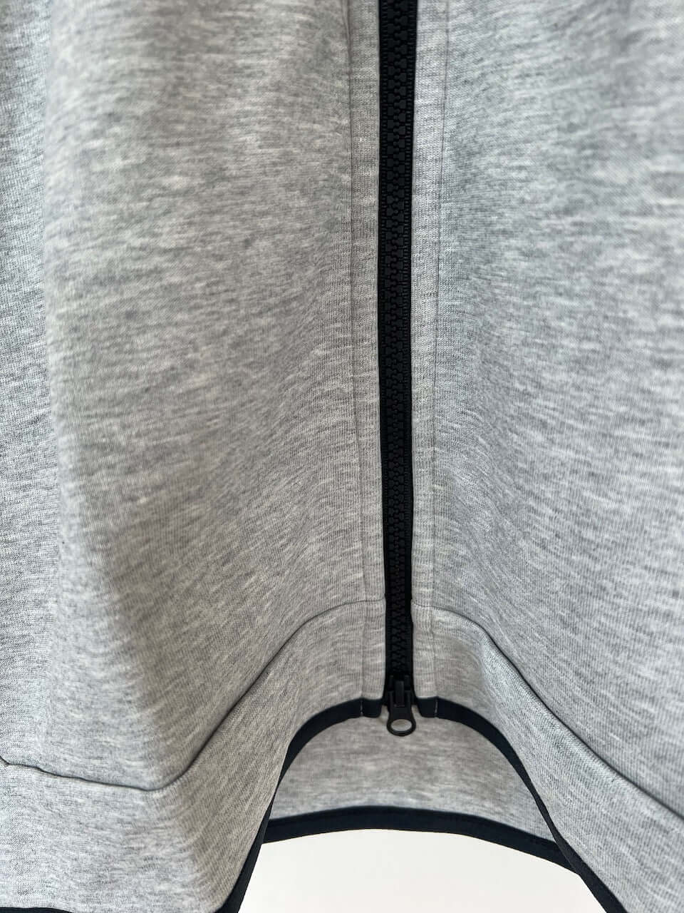 Mens Nike Black Tech Fleece Hoodie Hem Front