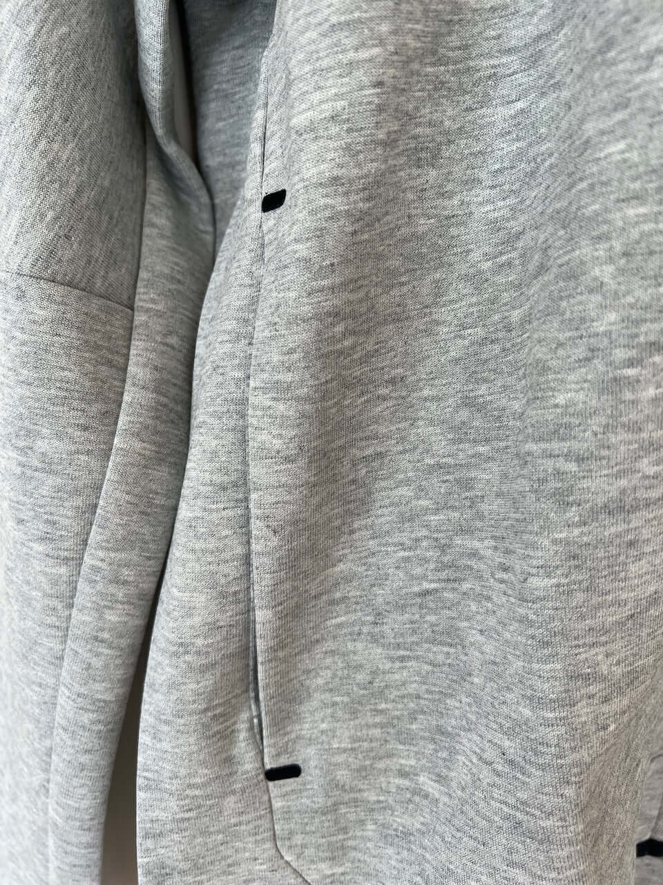 Mens Nike Black Tech Fleece Hoodie Sleeve