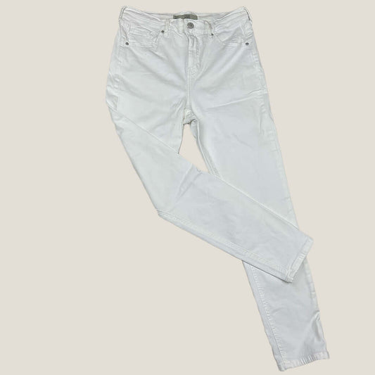 Topshop Jamie White Jeans High Rise Skinny Front