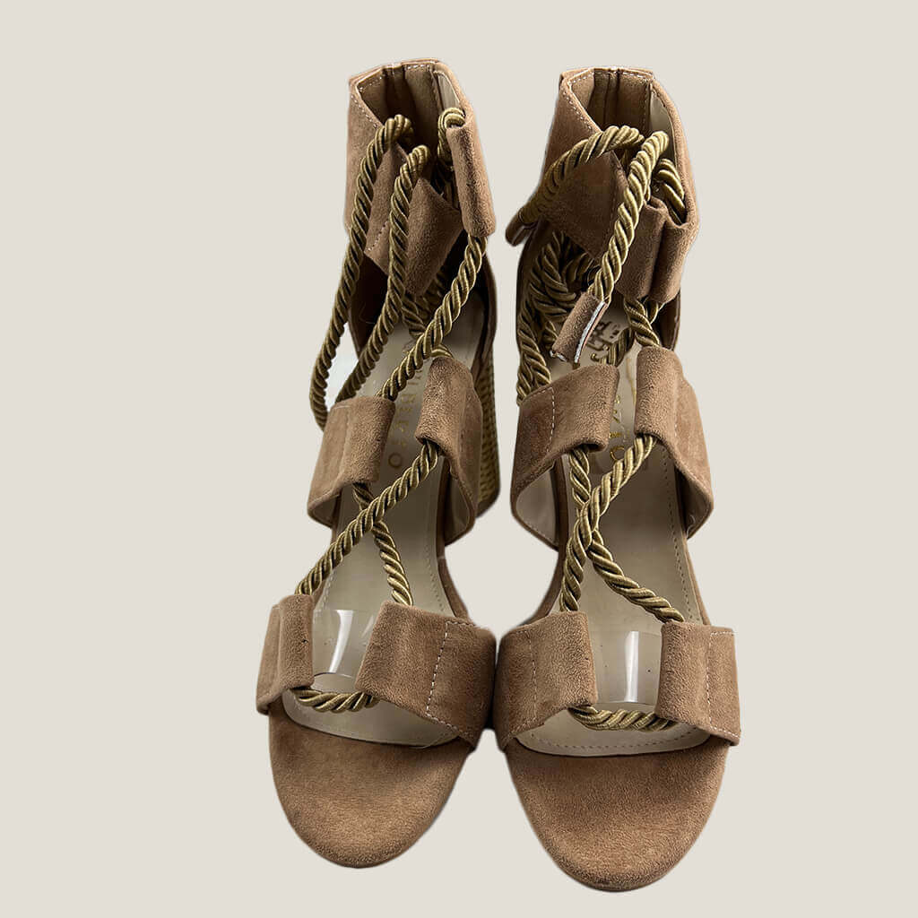 Jilberto High Heel Lace-Up Sandal