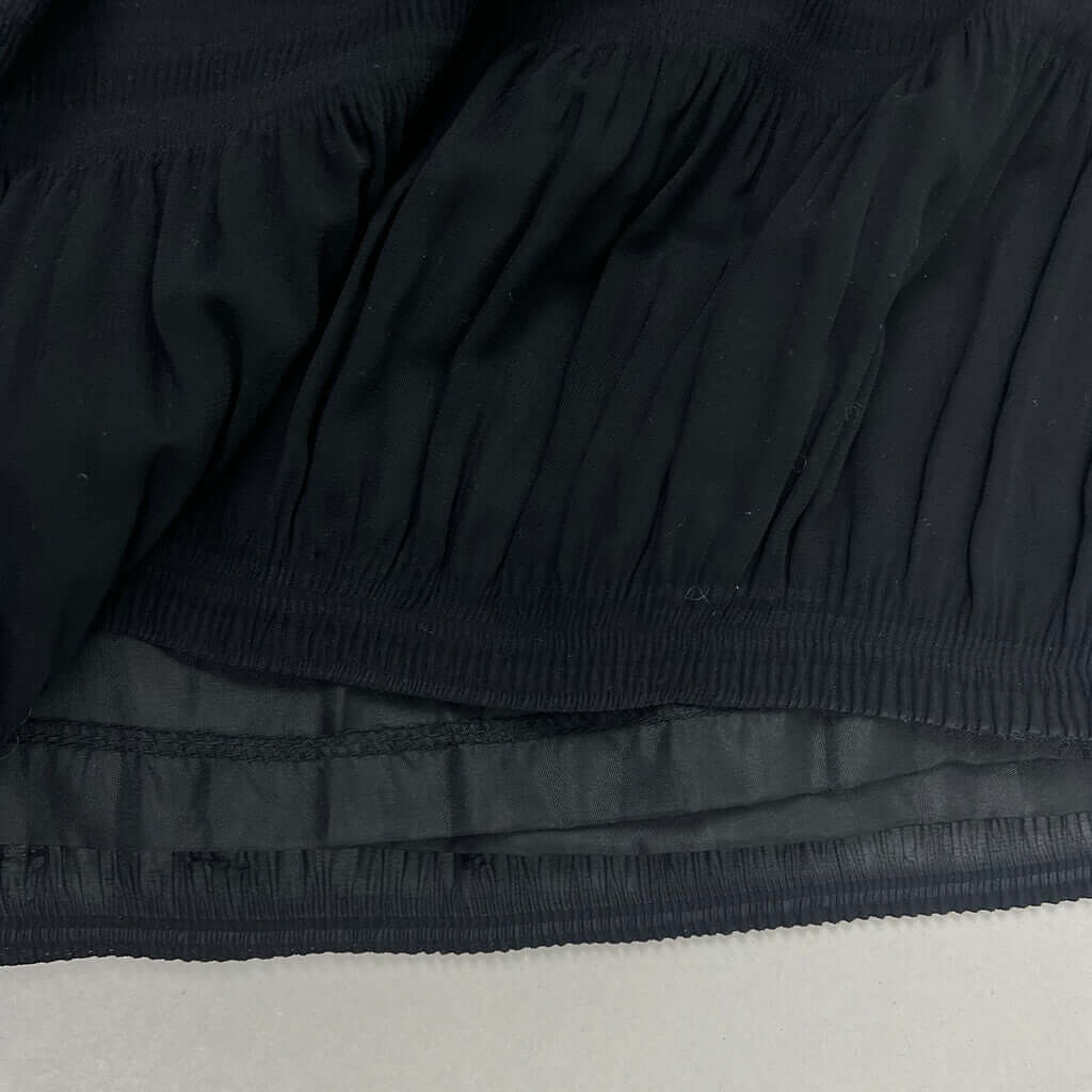 Kamikaze skirt pleated detail Flowing
