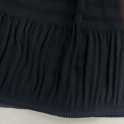 Kamikaze skirt pleated different pleats detail