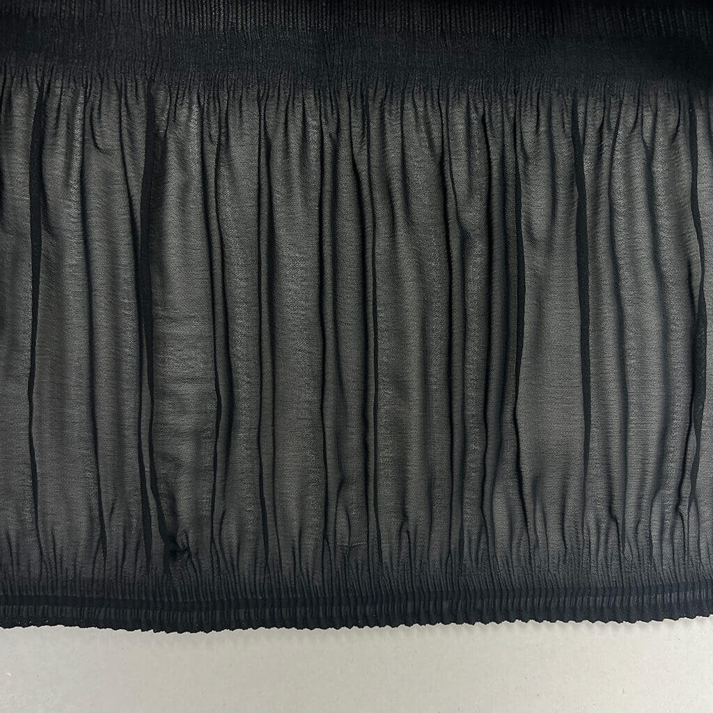 Kamikaze skirt pleated Hem detail