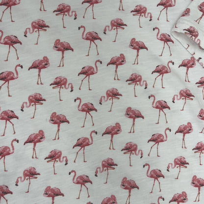 Kenji Flamingo Tee Patern Detail