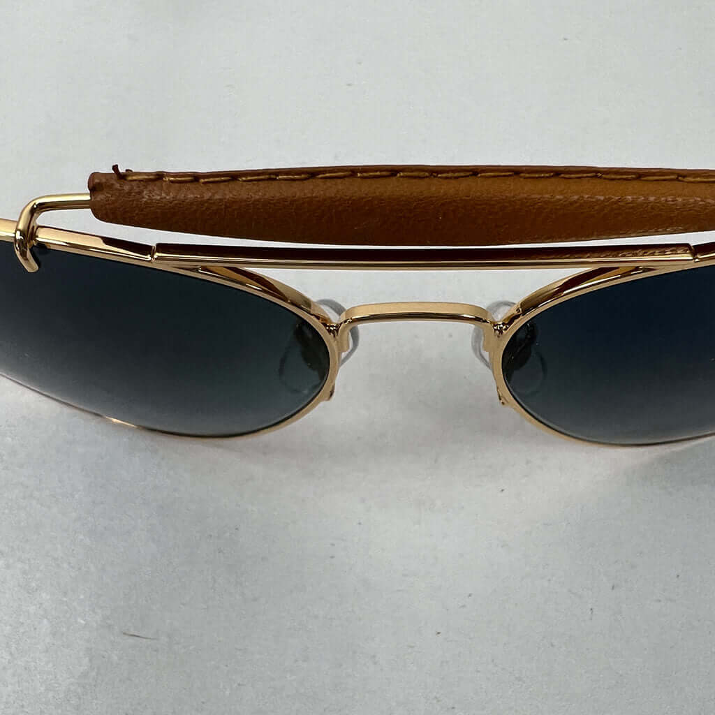 Sunglasses Sting Ray Gold Metal Frame Frames Detail