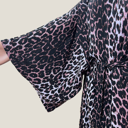 Notsomumsy Pink Leopard Print Komono Sleeve