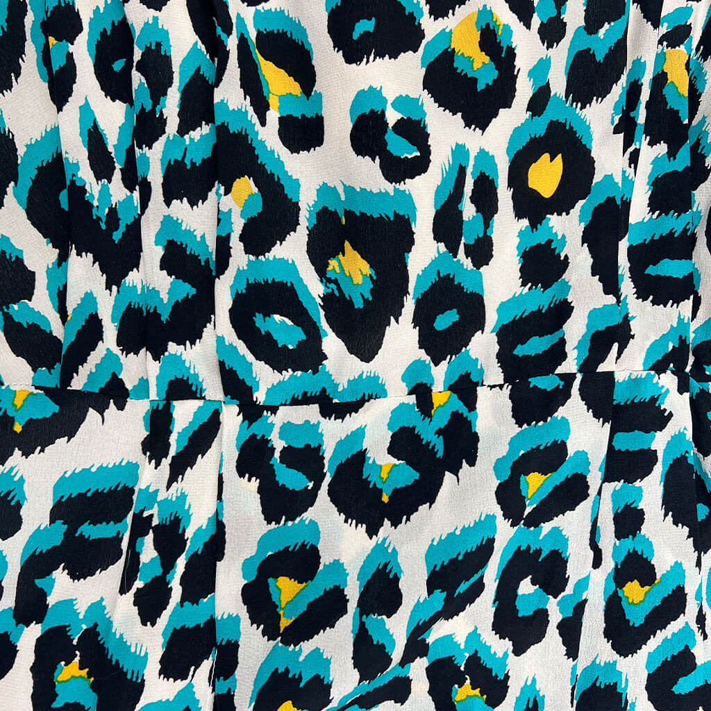 Kookai Abstract Pattern Dress Pattern Detail