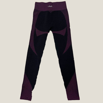 Lala purple and black leggings