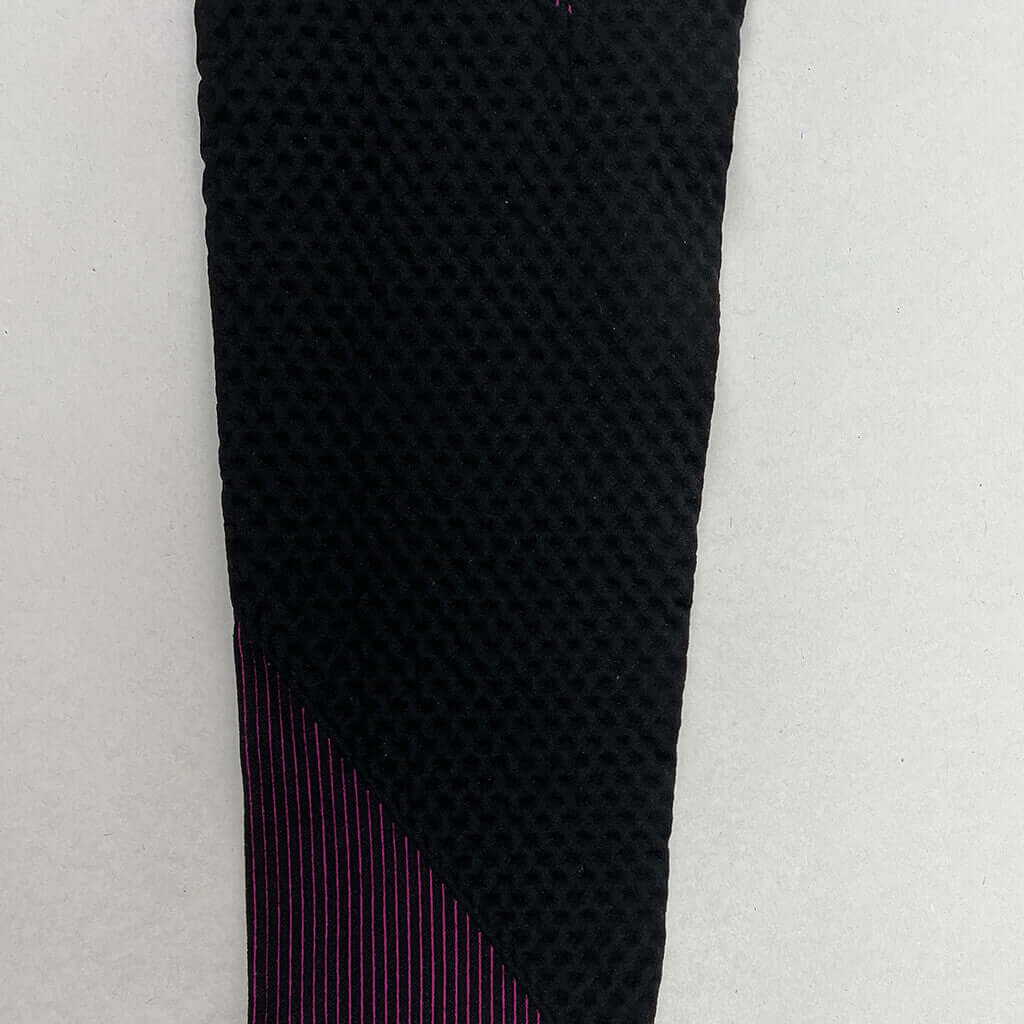 Lala purple and black leg detail