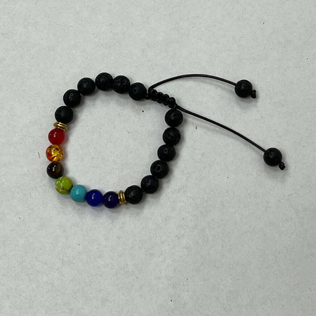 lava Stone Coloured Bracelet From Above