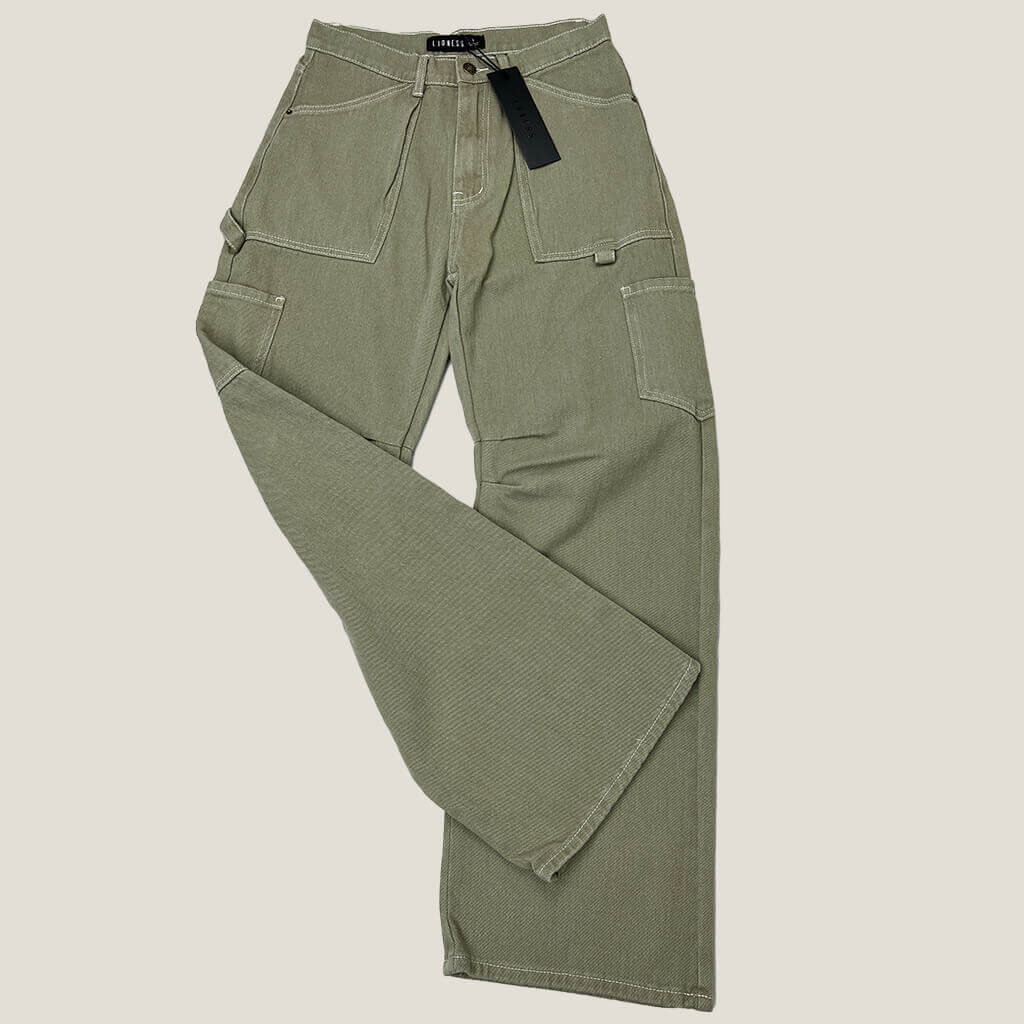 Front Lioness Miami Vice Khaki Pant front