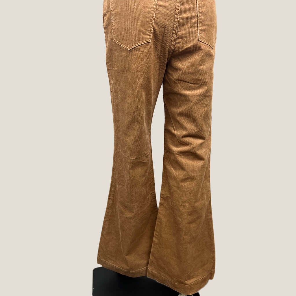 Mister Zimi Tan Corduroy Flares Back