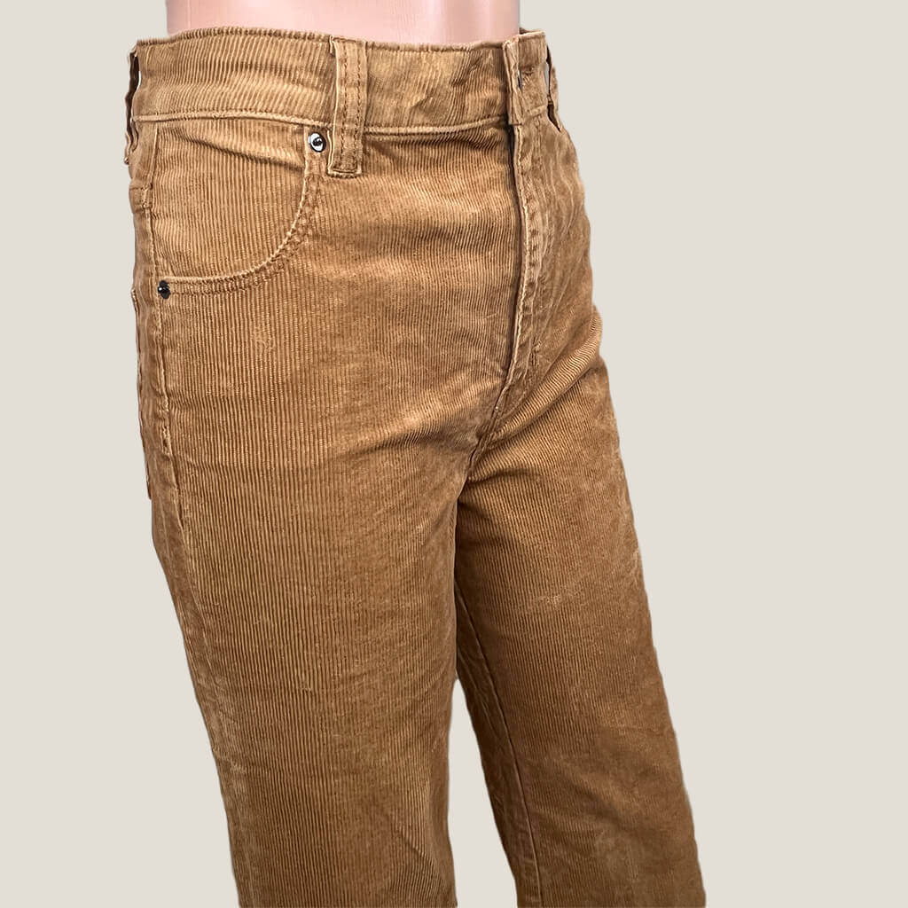 Mister Zimi Tan Corduroy Flares Side