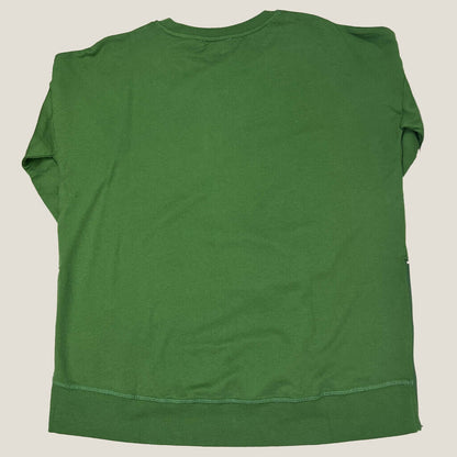 NY City oversize green woman sweat back