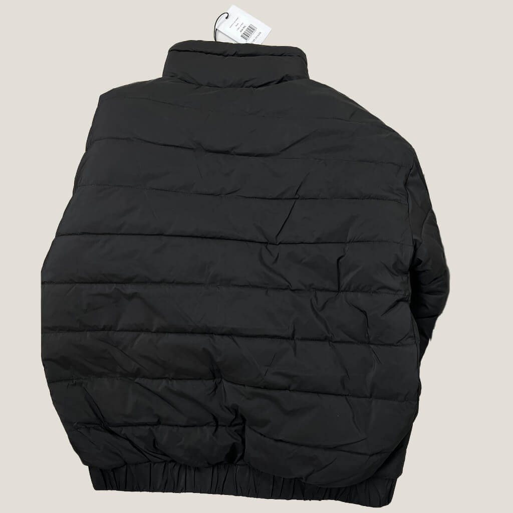 Nimble Woman Black Fleece Reversible Jacket M/L Back
